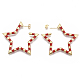 (vendita di fabbrica di feste di gioielli) orecchini in ottone EJEW-S209-18-M-G-3