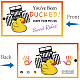 CREATCABIN 50Pcs Duck Theme Paper Card AJEW-CN0001-98D-4