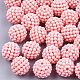 Perles acryliques de style caoutchouté X-MACR-T022-02J-1
