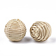 Perline in legno fatto a mano WOVE-T006-103-2