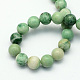 Qinghai naturelle perles de jade brins X-G-S141-04-8mm-2