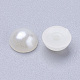 Cúpula semicubierta imitada perla cabochons acrílico OACR-H001-1-2