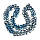 Electroplate Glass Beads Strand EGLA-S188-27-C01-2
