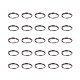 PandaHall About 215 Pcs 7mm 304 Stainless Steel Split Rings Double Loop Jump Ring Chainmail Link Wire 23-Gauge for Jewelry Making STAS-PH0002A-05P-1