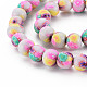 Handmade Polymer Clay Beads Strands CLAY-N008-055-04-3
