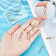 Beebeecraft 8Pcs/Box 2 Colors Sea Horse Charms 18K Gold& Platinum Plated Brass Ocean Creatures Animal Dangle Charm Pendants with Jump Ring for DIY Jewelry Making KK-BBC0003-40-3