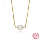 925 collane con pendenti di perle in argento sterling PT5886-2-1