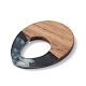 Resin & Walnut Wood Pendants WOOD-C016-01E-4