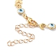 Brass Cobs Chain Necklaces NJEW-JN03457-5