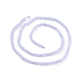Chapelets de perles en agate avec dentelle bleue naturelle G-F619-03-3mm-2