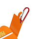 DIYパラシュートコードブレスレット  ステンレスフレームパラシュートコードジグ付き  ランダムカラーパラシュートコード  プラスチックの留め金  オレンジ  38.3x9.8x5.5cm TOOL-WH0042-03B-4