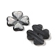 Cabochon decoden trifoglio resina opaca&nbsp;CRES-I036-18A-2