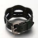 Casual Style Unisex Wide Leather Cord Bracelets BJEW-F089-04-2