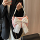 Kit per la creazione di borse a tracolla bowknot da donna fai da te PURS-WH0005-58V-5
