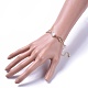 (Jewelry Parties Factory Sale)Brass Bar Link Chain Bracelets BJEW-JB04504-01-4