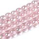 Chapelets de perles en verre transparent électrolytique GLAA-T032-T6mm-AB10-1