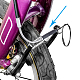 Unicraftale 2 セットバイク v ブレーキヌードルケーブルガイドマウンテンロードバイク用プラスチックブレーキパイプ保護スリーブ各種製品カップリングプロテクターマウンテンバイクホース FIND-WH0248-183-5