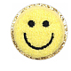 Toppe piatte rotonde con faccia sorridente SMFA-PW0001-54A-1