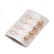 Rose Gold Plated Brass Electroplate Hair Bobby Pins PHAR-M002-02-2