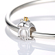 925 Sterling Silver Frog European Beads STER-FF0001-005-2