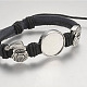 Genuine Cowhide Bracelet Making MAK-I007-24AS-D-2