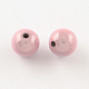 Spray Painted Miracle Acrylic Round Beads MACR-Q154-18mm-003-2
