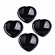 Natural  Obsidian Thumb Worry Stone G-N0325-01Y-1