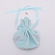 Bolsas de terciopelo para joyería con cordón y perlas de imitación de plástico TP-CJC0001-03E-2