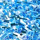 ガラスシードビーズ  混合スタイル  混合図形  ドジャーブルー  1~7x2~4mm  穴：0.7~1mm  約450g /ポンド SEED-S059-004-3