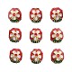 Perles en émail d'alliage de style chinois ENAM-P160-20-G-2