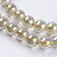 Chapelets de perles en verre électroplaqué GLAA-K025-PL-8mm-A01-3