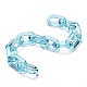Chaînes de câble acryliques transparentes faites à la main AJEW-JB00704-06-2