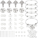 Benecreat bricolage kit de fabrication de bracelets à thème médical DIY-BC0004-74-1