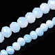 Fili di perle di vetro imitazione giada bicolore X-GLAA-T033-01C-06-5