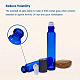 ガラス瓶  スチールローラーボールとプラスチックキャップ付き  プラスチック目盛り付きピペット  ミックスカラー  9.1x1.6cm AJEW-BC0005-42B-4