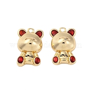 Латунные микро проложить кубического циркония подвески KK-P289-16G