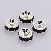 Латунь марки А горный хрусталь Spacer бисер RB-A014-Z7mm-02S
