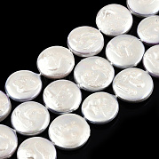 Покрытие нитей из натуральных пресноводных ракушек SHEL-N026-225B