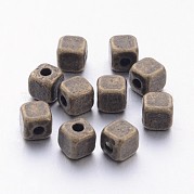 Тибетские серебрянные бусины прокладки K0NP1071