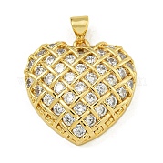 Подвески из кубического циркония с покрытием из латуни KK-U029-08G-01