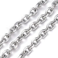 3.28 Feet Decorative Chain Aluminium Twisted Chains Curb Chains, Unwelded,  Golden, 15x10x2mm