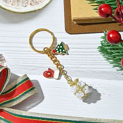 Llaveros navideños de vidrio tejido&nbsp;KEYC-MZ00017-02