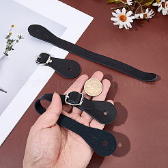 2 Stück Sporenriemen aus echtem Leder&nbsp;DIY-CL0002-56C