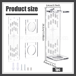 Expositores de espadas de acrílico para montar en la pared&nbsp;ODIS-WH0099-269