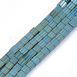 Electroplate non magnetici ematite sintetico fili di perline&nbsp;G-S352-10