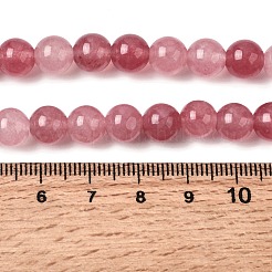 Natürliche weiße Jade perlen Stränge&nbsp;G-H348-8mm-06