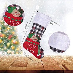 2pcs 2 sacs-cadeaux de chaussettes de noël de style&nbsp;sgHJEW-SZ0001-08