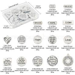 30 pz 15 stili pendenti in lega di stile tibetano&nbsp;TIBEP-FS0001-40