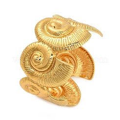 Muschelförmige Armreifen aus Edelstahl 304 für Damen&nbsp;BJEW-A150-02G