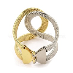 Armreifen aus Eisen für Damen&nbsp;BJEW-L629-13GP